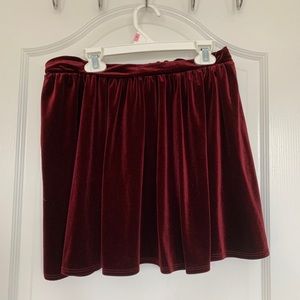 ⚡️ Garage Velvet Mini Skirt